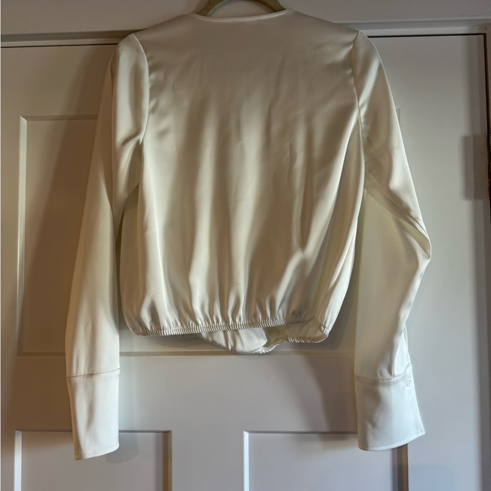 GOOD AMERICAN WHITE BLOUSE - Picture 4 of 6